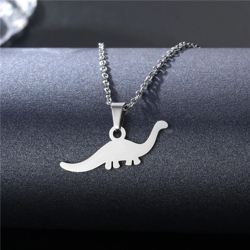 Cool Stainless Steel Dinosaur Pendant Necklace Unique Plesiosaur Chain Animal Necklaces Statement Jewelry for Men Women Gift
Cool Stainless Steel Dinosaur Pendant Necklace Unique Plesiosaur Chain Animal Necklaces Statement Jewelry for Men Women Gift