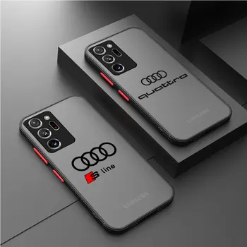 휴대폰 케이스 삼성에 적합한 갤럭시 노트 20 울트라 10 플러스 8 9 S23 울트라 S21 S20 FE S22 노트 10용 RS6-A-Audi 휠 매트 커버