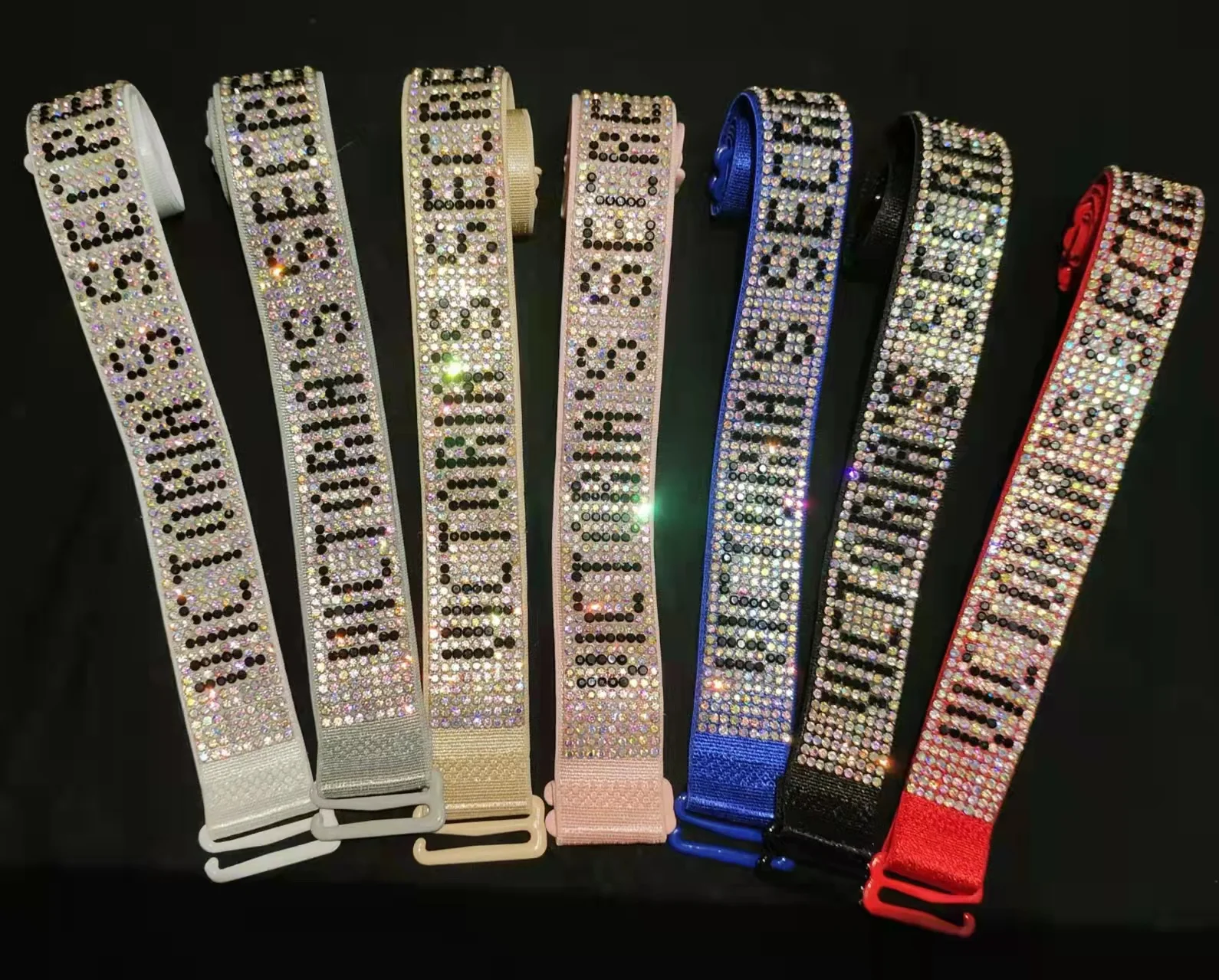 Colorful glare multicolor vs Rhinestone shoulder strap bra shoulder strap bra detachable shoulder strap bra width 2 * 40cm
Colorful glare multicolor vs Rhinestone shoulder strap bra shoulder strap bra detachable shoulder strap bra width 2 * 40cm