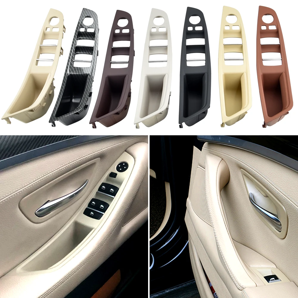 

LHD RHD Interior Door Armrest Panel Pull Handle Cover Trim Replacement For BMW 5 Series F10 F11 520 523 525 528 530