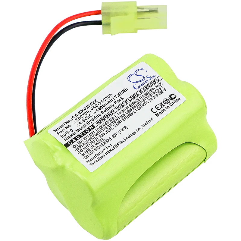 CS Vacuum Battery for Euro Pro XB2700 V2700Z Shark V2930 XB2700 V2700Z Fits C-XB2700 XB2700 Ni-MH 4.80V 1600mAh/7.68Wh EXV270VX
CS Vacuum Battery for Euro Pro XB2700 V2700Z Shark V2930 XB2700 V2700Z Fits C-XB2700 XB2700 Ni-MH 4.80V 1600mAh/7.68Wh EXV270VX