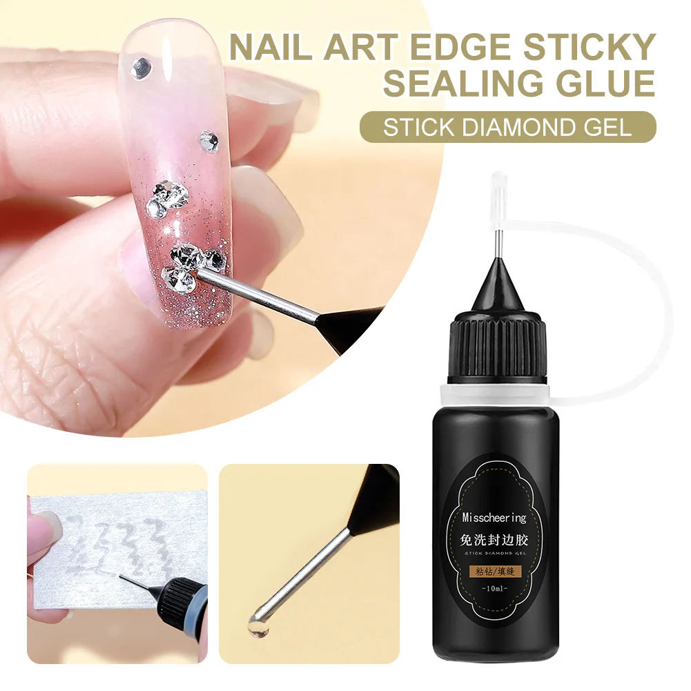 10ml Nail Art Edge Sticky Sealing Glue Rhinestone Glue Gel Fast Drying No-Wash Seam Filling Glue Manicure Tool
10ml Nail Art Edge Sticky Sealing Glue Rhinestone Glue Gel Fast Drying No-Wash Seam Filling Glue Manicure Tool