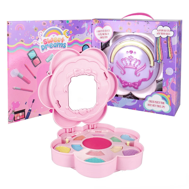 Детская косметика игрушечный набор нетоксичный макияж для девочек имитация лепестков Сумочка тени для век Блеск для губ Набор
Детская косметика игрушечный набор нетоксичный макияж для девочек имитация лепестков Сумочка тени для век Блеск для губ Набор