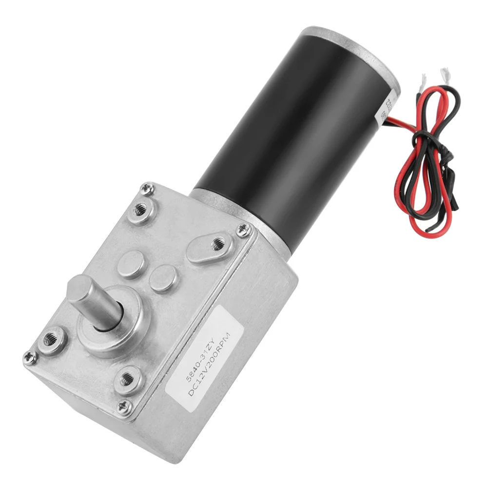 Speed Reduce Electric Gearbox Motor Reversible Worm Gear Motor 8mm Shaft 12V(12V,200RPM) Worm
Speed Reduce Electric Gearbox Motor Reversible Worm Gear Motor 8mm Shaft 12V(12V,200RPM) Worm