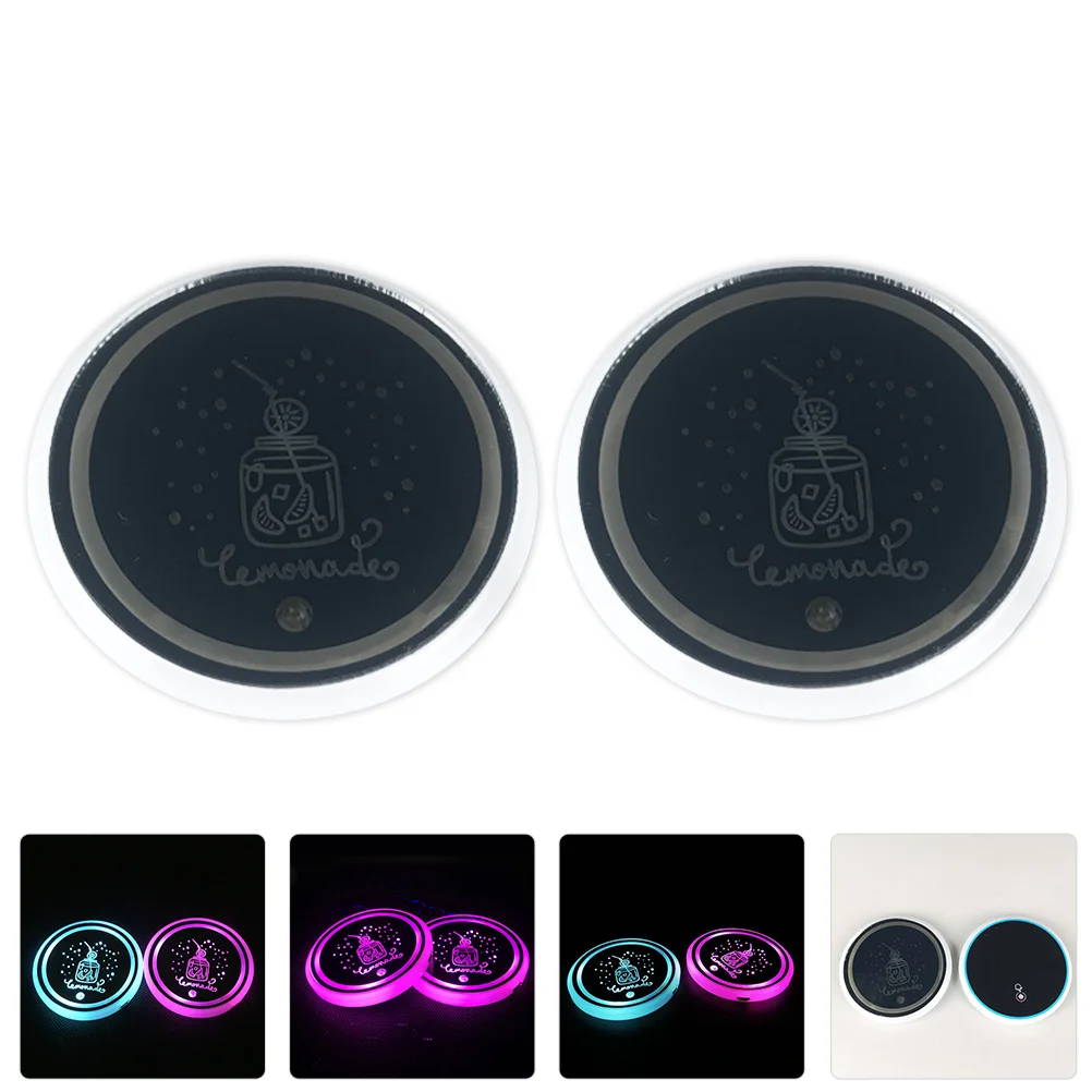 2Pcs Smart LED Car Cup Holder Lights Luminescent Cup Pad USB Charging Coaster
2Pcs Smart LED Car Cup Holder Lights Luminescent Cup Pad USB Charging Coaster