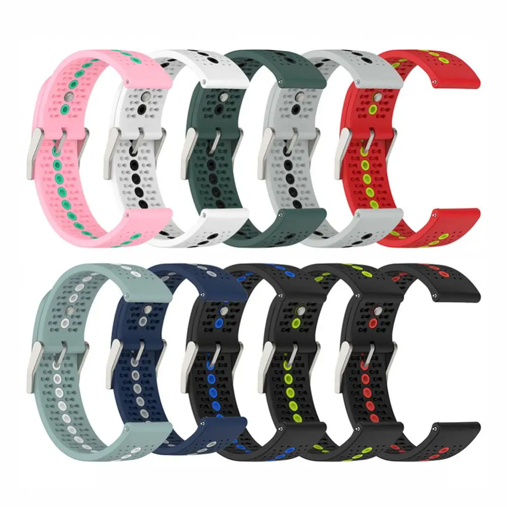 Thickened Watchband Universal Replacement Strap Breathable Waterproof For Huawei Watch Gt2 Watch Strap 20mm Sweatproof Silicone
Thickened Watchband Universal Replacement Strap Breathable Waterproof For Huawei Watch Gt2 Watch Strap 20mm Sweatproof Silicone
