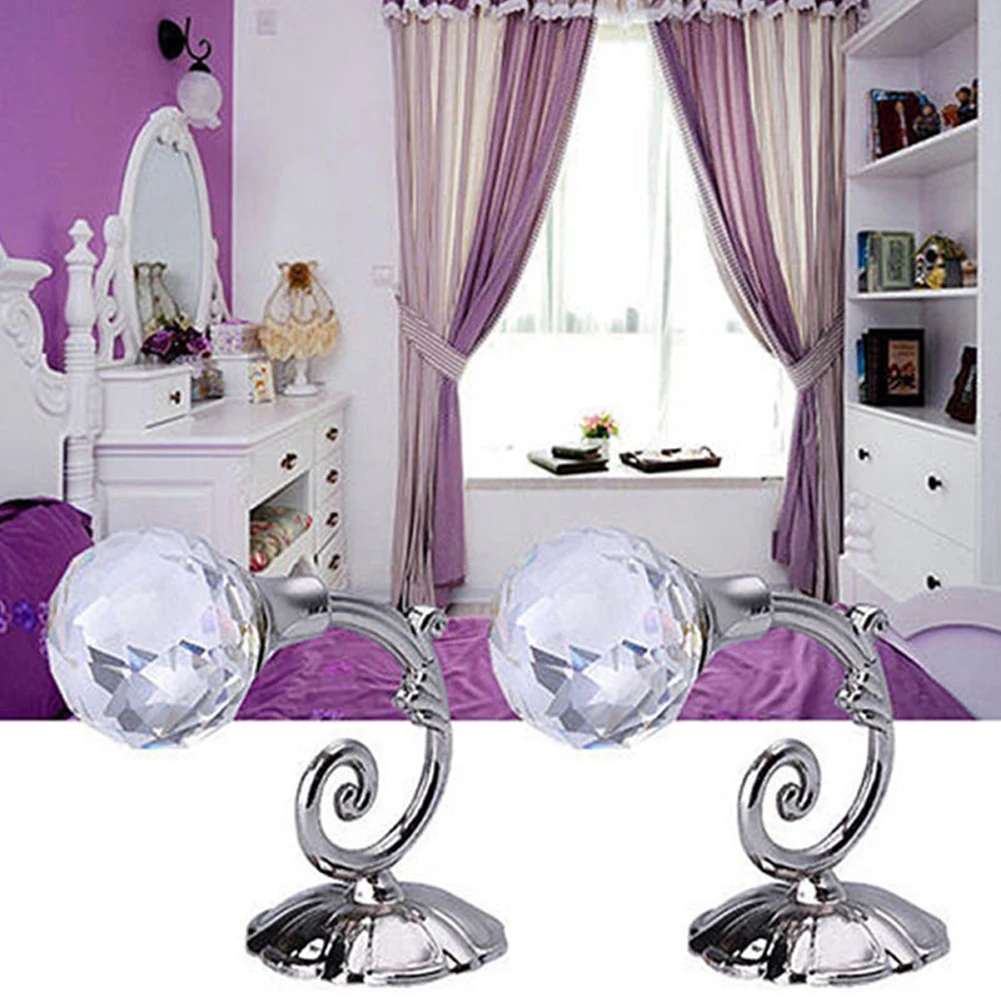 2pcs Curtain Hanging Hooks Hold Backs Wall Door Tie Backs Home Silver Gold Crystal Elegant Decor Window Treatment Hardware
2pcs Curtain Hanging Hooks Hold Backs Wall Door Tie Backs Home Silver Gold Crystal Elegant Decor Window Treatment Hardware