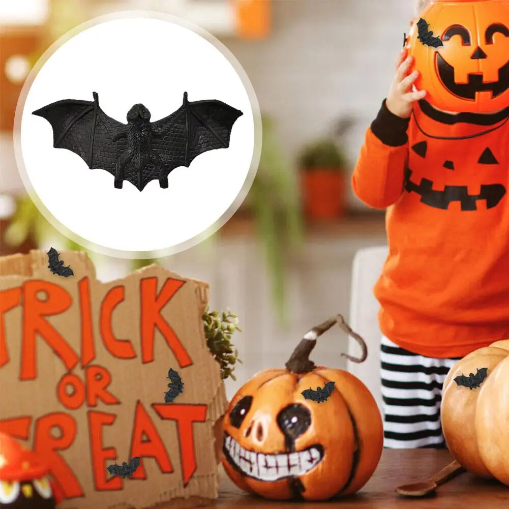 10Pcs Halloween Decorations Artificial Bat Plastic Party Halloween Fake Bat Luminous Prank Cosplay Toys Black Bat Props Sup E1H7
10Pcs Halloween Decorations Artificial Bat Plastic Party Halloween Fake Bat Luminous Prank Cosplay Toys Black Bat Props Sup E1H7