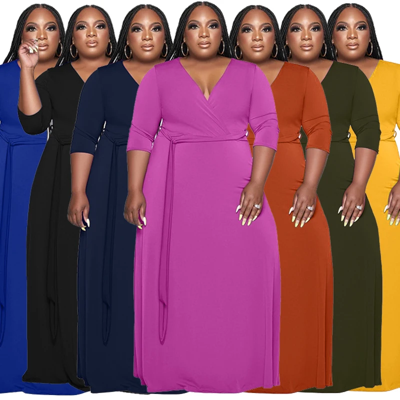 Elegant Long Dresses Bodycon Plus Size Solid Color Women Clothes Birthday Evening Party Event Gown Dress African Dresses Fashion
Elegant Long Dresses Bodycon Plus Size Solid Color Women Clothes Birthday Evening Party Event Gown Dress African Dresses Fashion