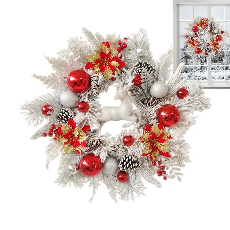Christmas door wall decoration wreath Front Door Decor Holiday Garland 17 Inch Door Wreaths Christmas Decorations Outdoor Decor
Christmas door wall decoration wreath Front Door Decor Holiday Garland 17 Inch Door Wreaths Christmas Decorations Outdoor Decor