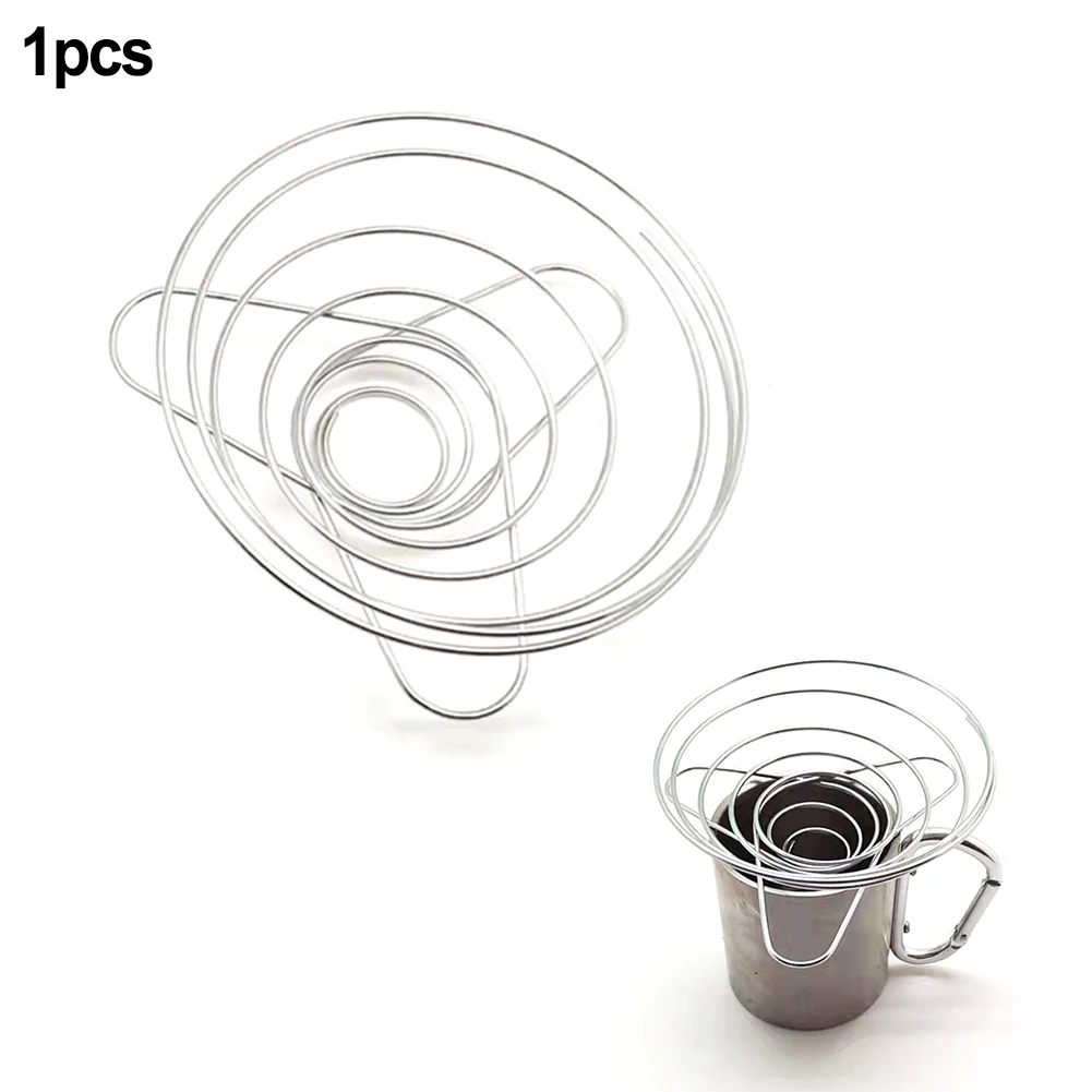 1pc Stainless Steel Coffee Drip Rack Coffee Filter Cup Holder For Outdoor Camping Home Picnic Tent Travel 140x70mm/120x60mm
1pc Stainless Steel Coffee Drip Rack Coffee Filter Cup Holder For Outdoor Camping Home Picnic Tent Travel 140x70mm/120x60mm