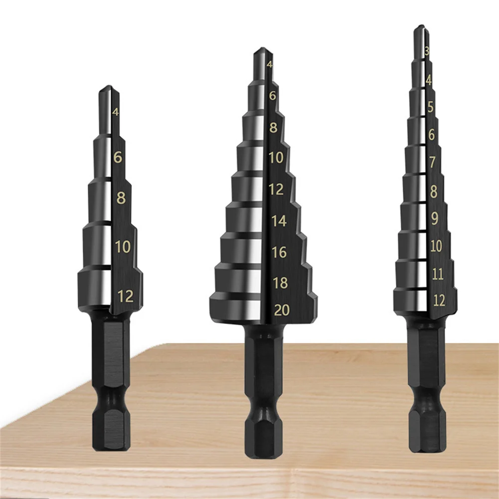 3-12/4-12/4-20mm Straight Groove Step High Speed Steel Drill Bits Set For Steel Brass Plastic Wood Drilling Holes Power Tools
3-12/4-12/4-20mm Straight Groove Step High Speed Steel Drill Bits Set For Steel Brass Plastic Wood Drilling Holes Power Tools