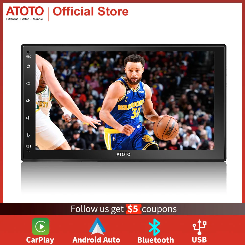 ATOTO Car Radio 2 Din 7 Inch Full Touch Screen For Car Play Wireless Android Auto Car Stereo Bluetooth Linux USB Quick Charge
ATOTO Car Radio 2 Din 7 Inch Full Touch Screen For Car Play Wireless Android Auto Car Stereo Bluetooth Linux USB Quick Charge