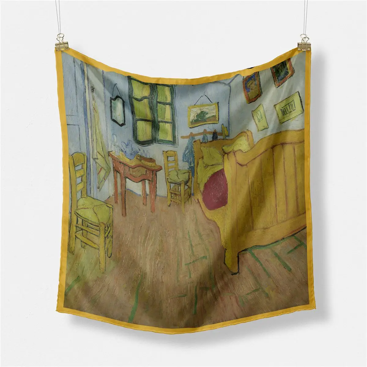 Женский саржевый шелковый шарф, квадратный, с рисунком в спальне, бандана, маленький хиджаб, шейный платок из пашмины, 53 см
Женский саржевый шелковый шарф, квадратный, с рисунком в спальне, бандана, маленький хиджаб, шейный платок из пашмины, 53 см