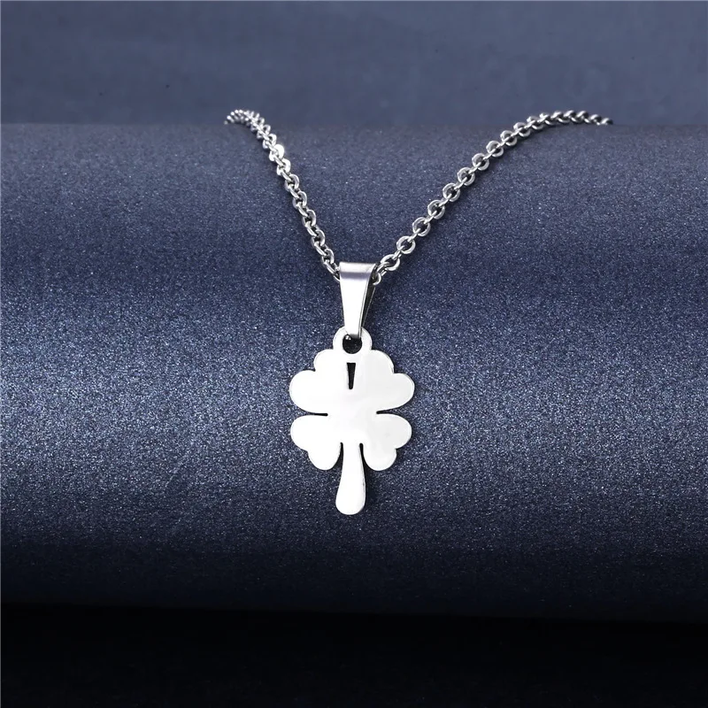 Stainless Steel Necklace For Women Man Lover's Clover Silver Color Pendant Necklace Engagement Jewelry
Stainless Steel Necklace For Women Man Lover's Clover Silver Color Pendant Necklace Engagement Jewelry