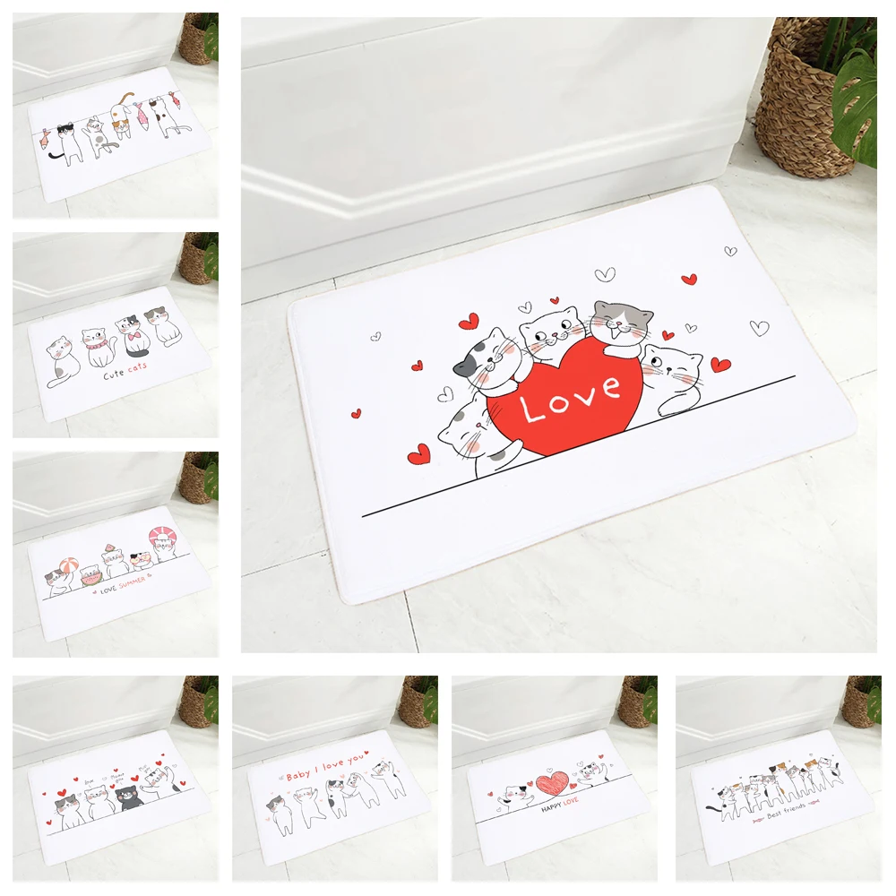 Симпатичный мультяшный Коврик для двери в скандинавском стиле с мультяшным котом, нескользящий мягкий фланелевый ковер с принтом, Декор, на...
Симпатичный мультяшный Коврик для двери в скандинавском стиле с мультяшным котом, нескользящий мягкий фланелевый ковер с принтом, Декор, на...