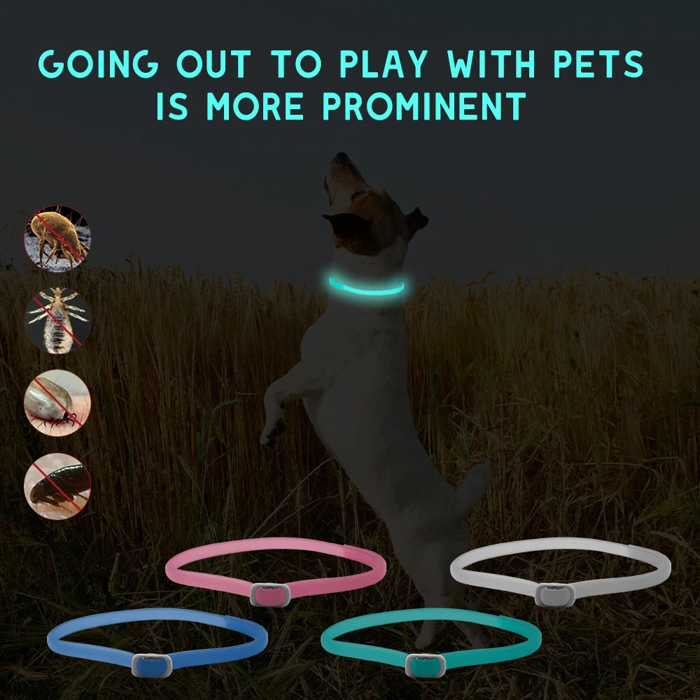 8 Month Flea & Tick Prevention Luminous Collar for Cats dog harness Mosquitoes Repellent Collar Insect Mosquitoes
8 Month Flea & Tick Prevention Luminous Collar for Cats dog harness Mosquitoes Repellent Collar Insect Mosquitoes