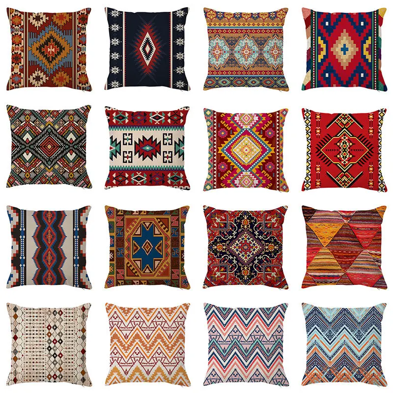 Indian Colorful Geometric Linen Pillowcase Boho Ethnic Graphic Pillow Case for Pillows Sofa Home Decor Garden Chair 45x45 40x40
Indian Colorful Geometric Linen Pillowcase Boho Ethnic Graphic Pillow Case for Pillows Sofa Home Decor Garden Chair 45x45 40x40