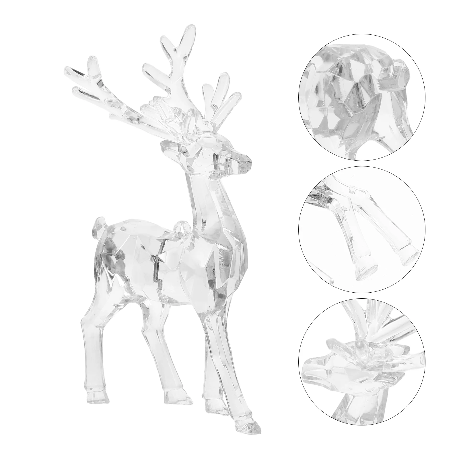 Christmas Tree Reindeer Ornaments Acrylic Crystal Elk Figurine Hanging Pendant Xmas Tree Decoration
Christmas Tree Reindeer Ornaments Acrylic Crystal Elk Figurine Hanging Pendant Xmas Tree Decoration