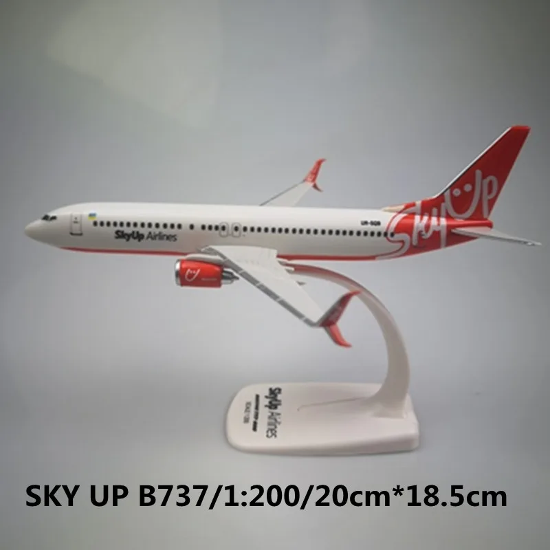 20CM 1:200 Plastic Ukraine Air Skyup Airlines Boeing 737 B737-800 Airways Aircraft DIY Assembled Assembly airplane model Plane
20CM 1:200 Plastic Ukraine Air Skyup Airlines Boeing 737 B737-800 Airways Aircraft DIY Assembled Assembly airplane model Plane