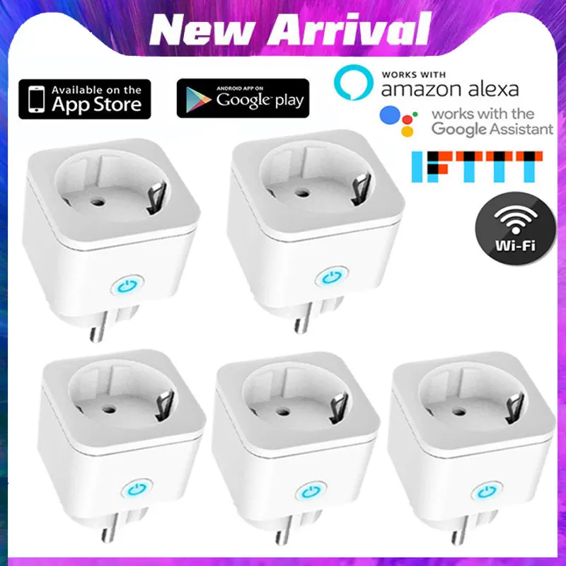 Aubess EU Plug Smart Socket Wifi Power Outlet Smart Life Remote Control Timer Voice Control Work With Alexa Google Home Yandex
Aubess EU Plug Smart Socket Wifi Power Outlet Smart Life Remote Control Timer Voice Control Work With Alexa Google Home Yandex