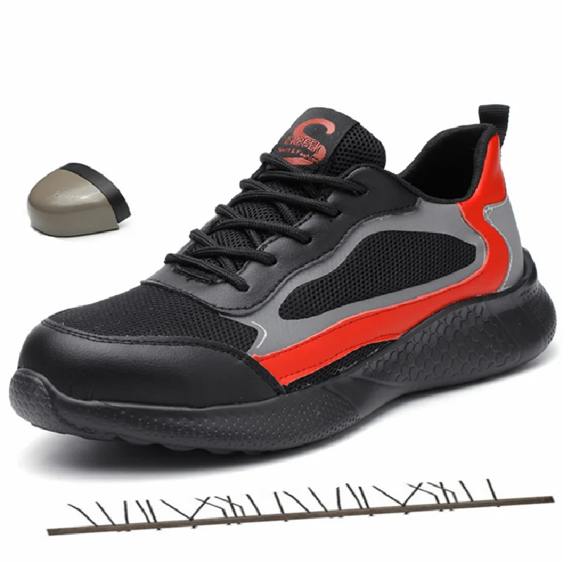Summer Steel Toe Cap Lightweight Anti-smash Anti-stab Safety Shoes Men's Boots Breathable Soft-soled Protective Work Shoes
Summer Steel Toe Cap Lightweight Anti-smash Anti-stab Safety Shoes Men's Boots Breathable Soft-soled Protective Work Shoes