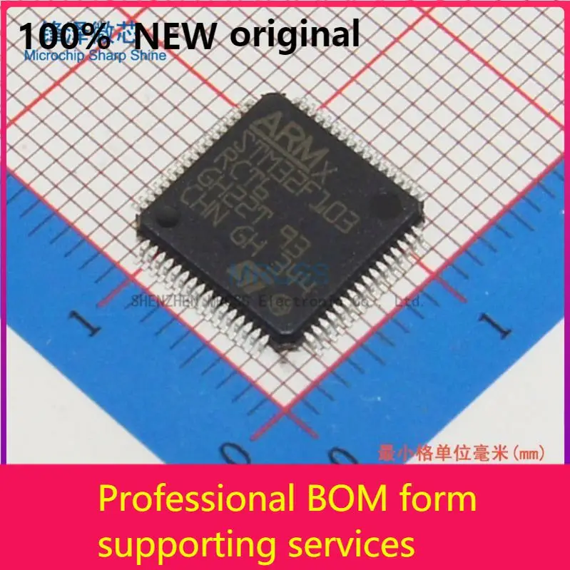 MCU 32-bit STM32F ARM Cortex M3 RISC 256KB Flash 2,5 V/3,3 V 64-Pin LQFP T/R-лента и катушка STM32F103RCT6TR 100% оригинал
MCU 32-bit STM32F ARM Cortex M3 RISC 256KB Flash 2,5 V/3,3 V 64-Pin LQFP T/R-лента и катушка STM32F103RCT6TR 100% оригинал