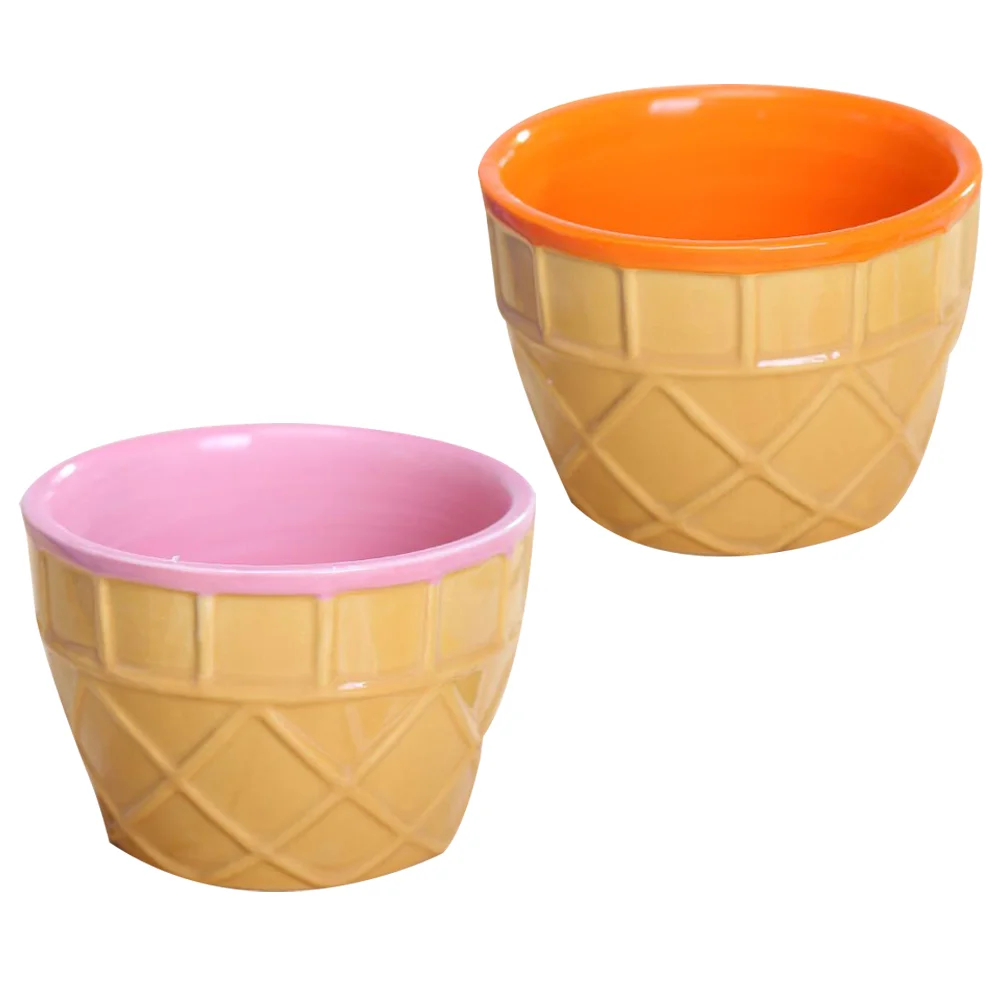 2pcs Ceramic Ice Cream Bowl Lovely Dessert Bowl Ice Cream Cups DIY Snack Bowl for Home and Hotel (+ Orange)
2pcs Ceramic Ice Cream Bowl Lovely Dessert Bowl Ice Cream Cups DIY Snack Bowl for Home and Hotel (+ Orange)