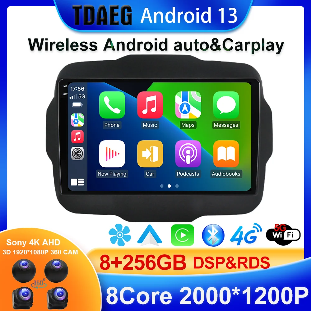 Беспроводная Автомагнитола Android CarPlay для Jeep Renegade 2016 2017 2018 2019 2020 видео мультимедийный плеер WIFI навигация 4G
Беспроводная Автомагнитола Android CarPlay для Jeep Renegade 2016 2017 2018 2019 2020 видео мультимедийный плеер WIFI навигация 4G