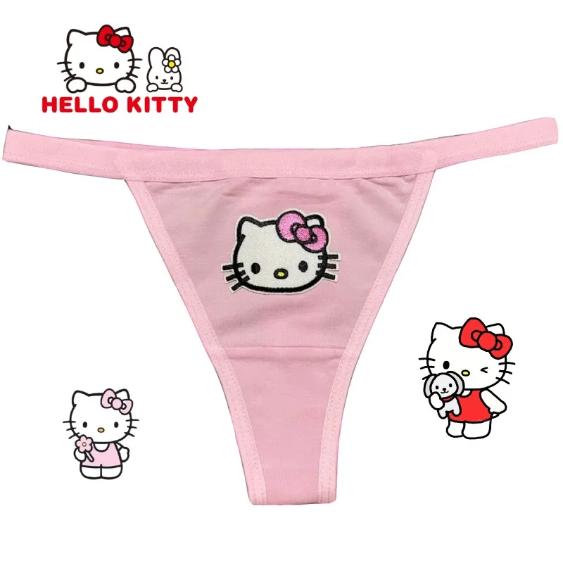 Kawaii Hellokitty трусики из чистого хлопка КТ Кот Вышивка Печать эластичные стринги Y2K горячие трусики для девушек аниме сексуальное нижнее белье ...
Kawaii Hellokitty трусики из чистого хлопка КТ Кот Вышивка Печать эластичные стринги Y2K горячие трусики для девушек аниме сексуальное нижнее белье ...