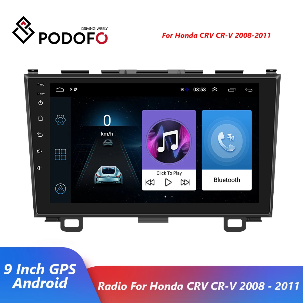 Автомагнитола Podofo, 2 Din, Android, 9 дюймов, мультимедийный плеер для Honda CRV CR-V 2008-2011, GPS-навигация, аудио, стерео, Авторадио 2 Din
Автомагнитола Podofo, 2 Din, Android, 9 дюймов, мультимедийный плеер для Honda CRV CR-V 2008-2011, GPS-навигация, аудио, стерео, Авторадио 2 Din