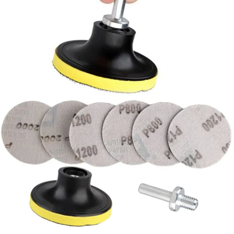 8pcs/set Polisher Disc Polished Plate Wheel Hook Loop 800/1200/2000 Grit Abrasive Tool Parts Pads Grinding Buffing
8pcs/set Polisher Disc Polished Plate Wheel Hook Loop 800/1200/2000 Grit Abrasive Tool Parts Pads Grinding Buffing