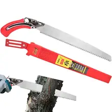 Camping Saw Landscaping Tools Tree Cutter With Curved Handle Pruning Shears For Gardening Heavy Duty With Protective Case