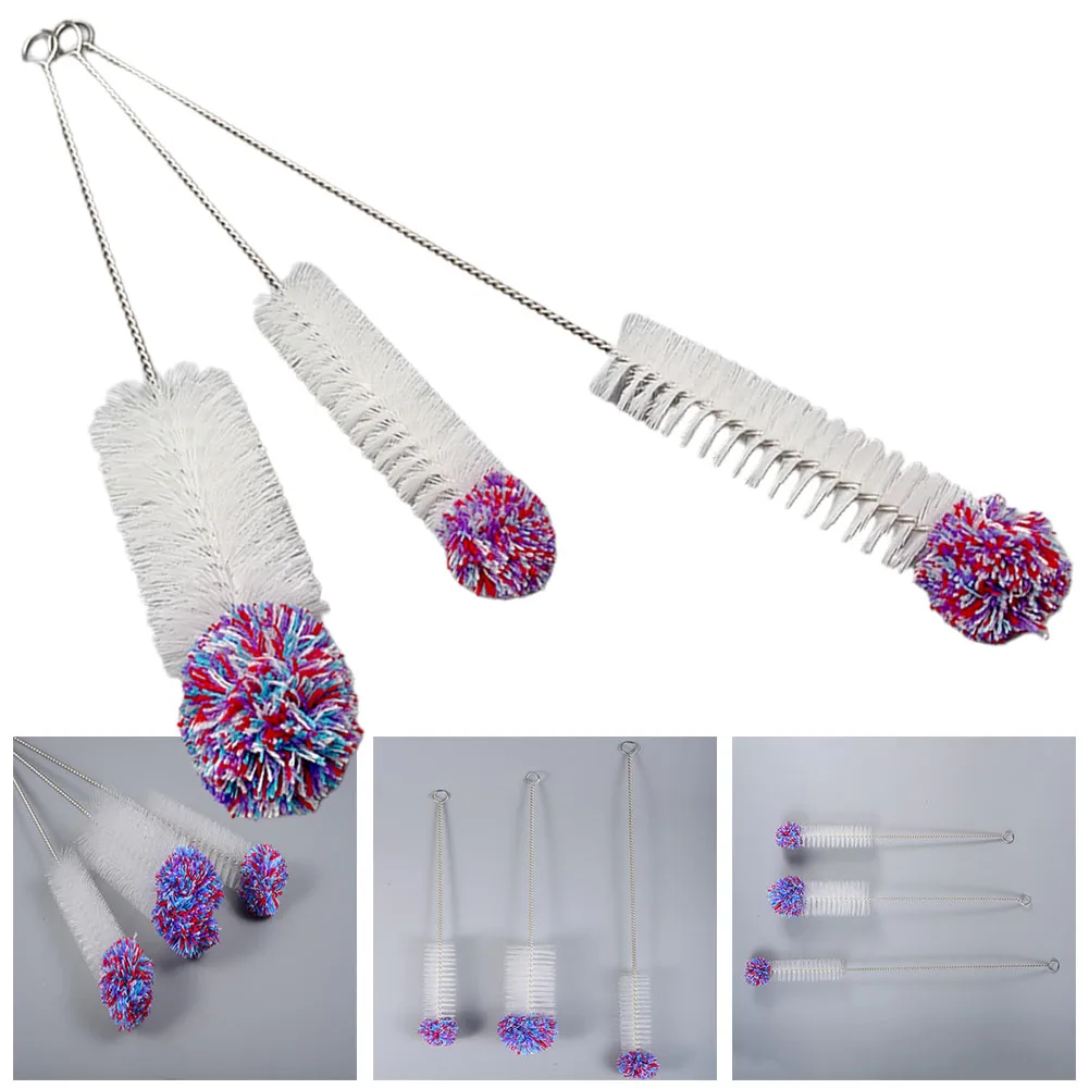 3pcs Bottle Cleaning Brush Set For Bottle Universal Bottle Long Handle Brush For Baby Bottle Glass Tube Pipes Hookah
3pcs Bottle Cleaning Brush Set For Bottle Universal Bottle Long Handle Brush For Baby Bottle Glass Tube Pipes Hookah