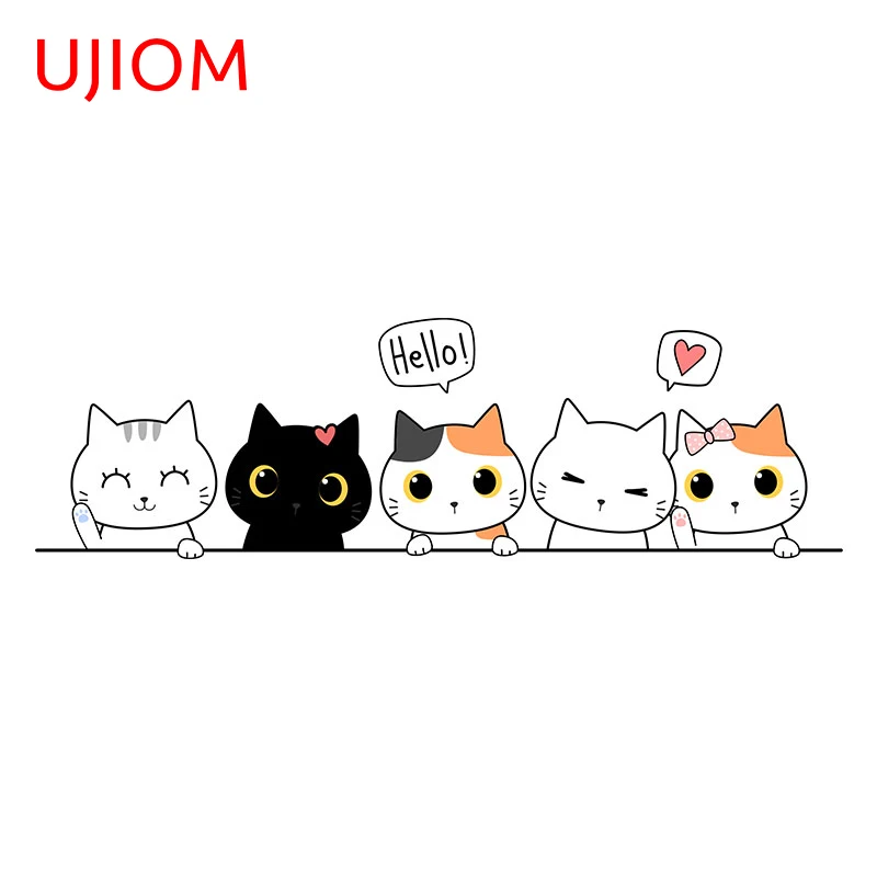 UJIOM 13cm Peeker Kitty Cartoon Wall Stickers Interesting Scratch Proof Refrigerator Living Room Decal Kitchen Cupboard Mural
UJIOM 13cm Peeker Kitty Cartoon Wall Stickers Interesting Scratch Proof Refrigerator Living Room Decal Kitchen Cupboard Mural