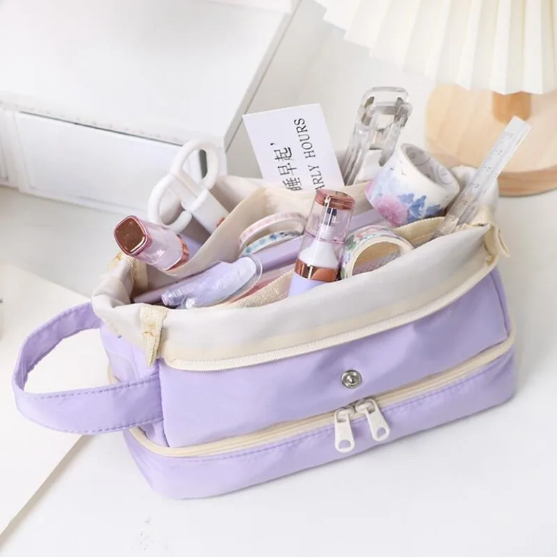 Ins Style Large Capacity Pencil Bag Aesthetic School Cases Girl Big Stationery Bag Pen Case Zipper Pencil Pouch School Supplies
Ins Style Large Capacity Pencil Bag Aesthetic School Cases Girl Big Stationery Bag Pen Case Zipper Pencil Pouch School Supplies