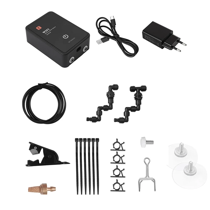Wifi Smart Reptile Fogger Terrariums Humidifier Timer Automatic Mist Rainforest System Sprinkler Controller EU Plug
Wifi Smart Reptile Fogger Terrariums Humidifier Timer Automatic Mist Rainforest System Sprinkler Controller EU Plug