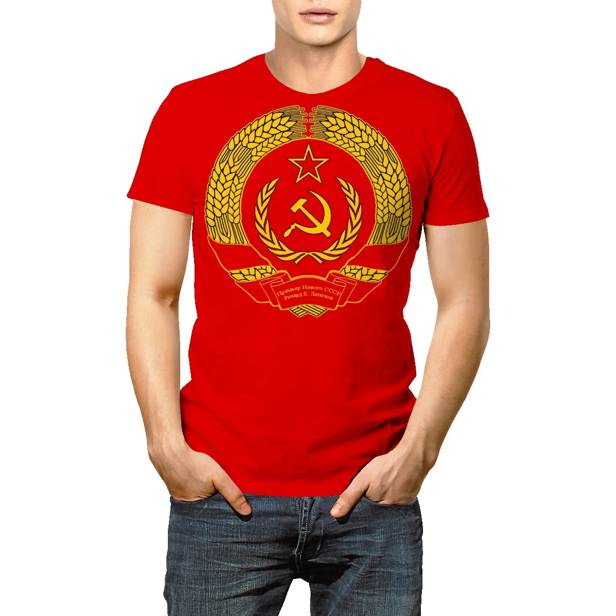 Summer T-shirt men's round neck loose cotton top casual high street national emblem high quality men's couple short sleeves
Summer T-shirt men's round neck loose cotton top casual high street national emblem high quality men's couple short sleeves