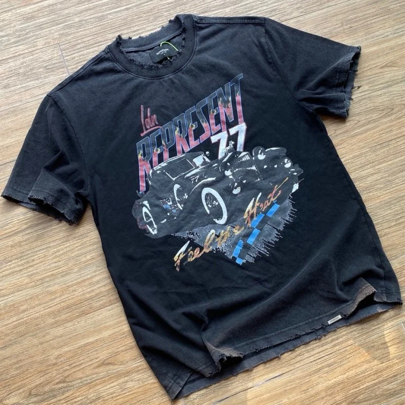 2022ss Car Graphic Print Represent T Shirt Vintage REPRESENT FEEL T-shirt Men Women 1:1 High Quality Summer Style Top Tees
2022ss Car Graphic Print Represent T Shirt Vintage REPRESENT FEEL T-shirt Men Women 1:1 High Quality Summer Style Top Tees