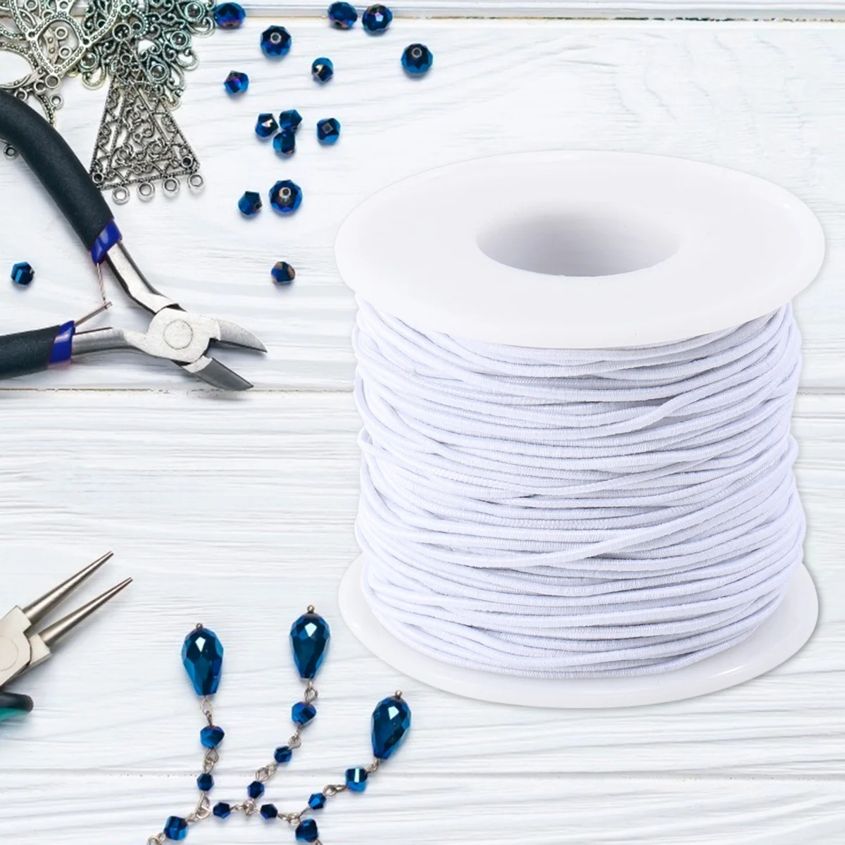 Elastic Cord String Rope Spool Sewing Stretch Beading Stretchy Bands Braceletthread Roll Cords Knit Tie Earloop Rubber Ear Band
Elastic Cord String Rope Spool Sewing Stretch Beading Stretchy Bands Braceletthread Roll Cords Knit Tie Earloop Rubber Ear Band