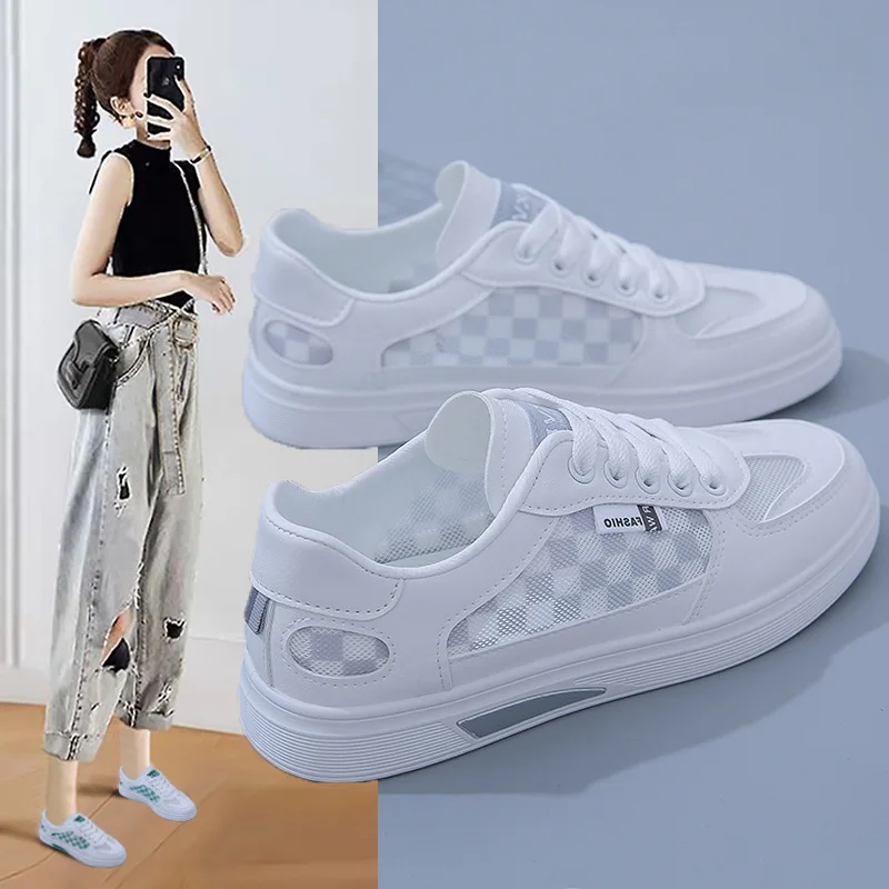 Women Fashion Shoes Color Casual Sport Sneakers Female Trend Casual Women's Vulcanize Shoes Comfortable Mesh Women's Shoes 2022
Women Fashion Shoes Color Casual Sport Sneakers Female Trend Casual Women's Vulcanize Shoes Comfortable Mesh Women's Shoes 2022
