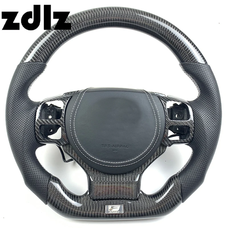 

FOR Lexus 2014 2015 2016 2017 2018 2019 ES UX LS LM LC RX NX RZ LFA CT GS ISF GS RX Classic Carbon Fiber Steering Wheel