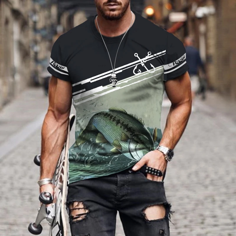 Summer Harajuku 3D Carp Fish Print Men's Casual Personality Breathable O-Neck Short-Sleeved Sports Oversized T-Shirt Shirt 6XL
Summer Harajuku 3D Carp Fish Print Men's Casual Personality Breathable O-Neck Short-Sleeved Sports Oversized T-Shirt Shirt 6XL