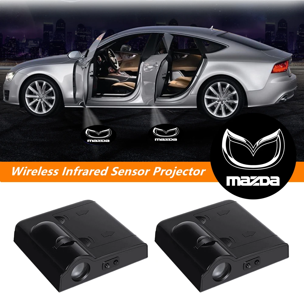2x LED Car Door White MAZDA Logo Welcome Laser Projector Shadow Lights for Mazda Car Decoration Accessories
2x LED Car Door White MAZDA Logo Welcome Laser Projector Shadow Lights for Mazda Car Decoration Accessories