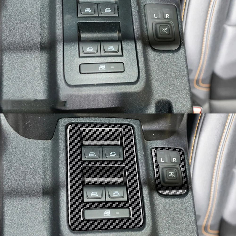 New Switch Trim Cover Accessories Decorative Frame Durable Self-adhesive Window Control Button Cover Carbon Fiber
New Switch Trim Cover Accessories Decorative Frame Durable Self-adhesive Window Control Button Cover Carbon Fiber