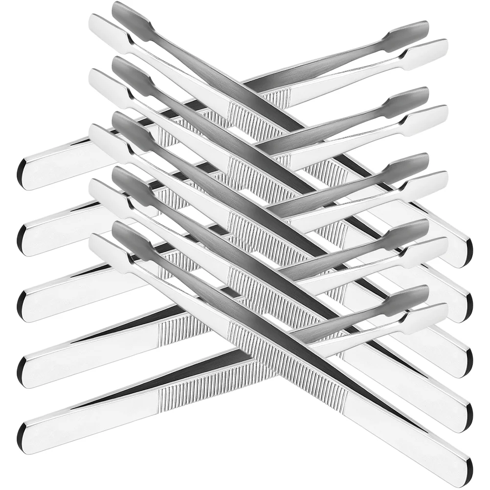 10 Pcs Eyebrow Trimmer Clip Auxiliary Work Lash Tape Stamp Tweezers 430 Stainless Steel Material Tongs
10 Pcs Eyebrow Trimmer Clip Auxiliary Work Lash Tape Stamp Tweezers 430 Stainless Steel Material Tongs