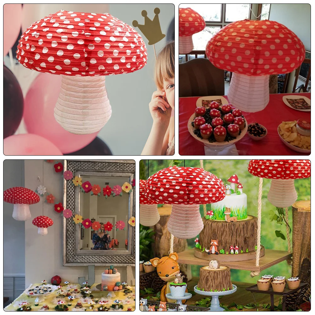 2 шт., бумажные фонари в форме Грибов
2 шт., бумажные фонари в форме Грибов