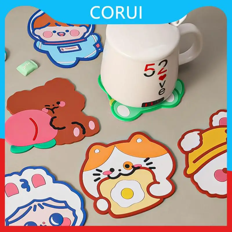 Silicone Coasters Anti-slip Thickened Drink Coasters Non-stick Heat Resistant Cup Mate Coasters
Silicone Coasters Anti-slip Thickened Drink Coasters Non-stick Heat Resistant Cup Mate Coasters