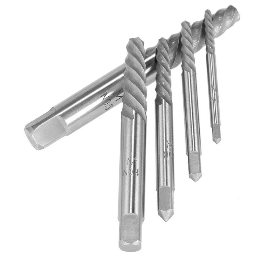 5pcs Screw Extractor Remover Extractor Drill Bits Guide Set Broken Damaged Bolt Remover Spanner For Broken Hand Tool
5pcs Screw Extractor Remover Extractor Drill Bits Guide Set Broken Damaged Bolt Remover Spanner For Broken Hand Tool