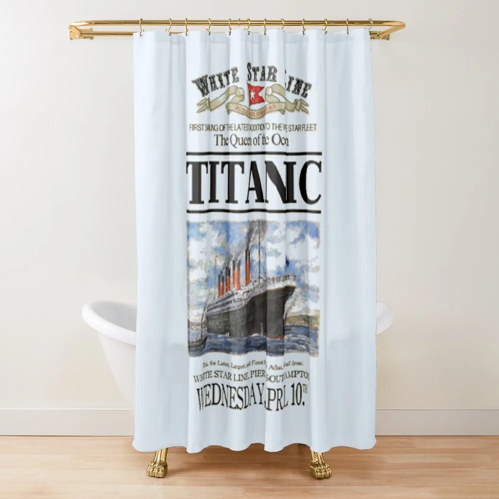Титаник, тонущий винтажный постер, круизное судно, стиль Атлантики, удобный декор, занавеска для ванной комнаты, душевая занавеска s
Титаник, тонущий винтажный постер, круизное судно, стиль Атлантики, удобный декор, занавеска для ванной комнаты, душевая занавеска s